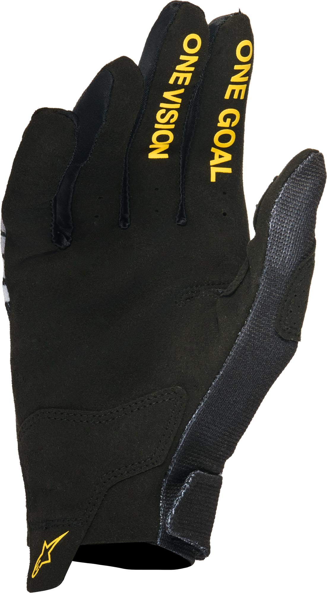 Alpinestars Honda Radar Gants de motocross noir/gris/jaune S Figure 2