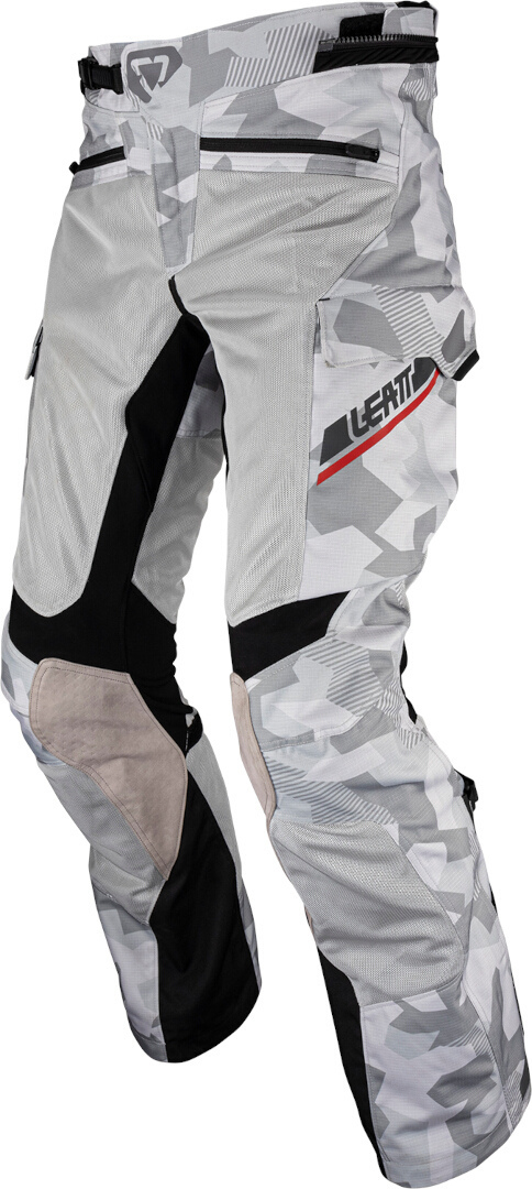 Leatt ADV FlowTour 7.5 wasserdichte Motorrad Textilhose hellgrau M Abbildung 4
