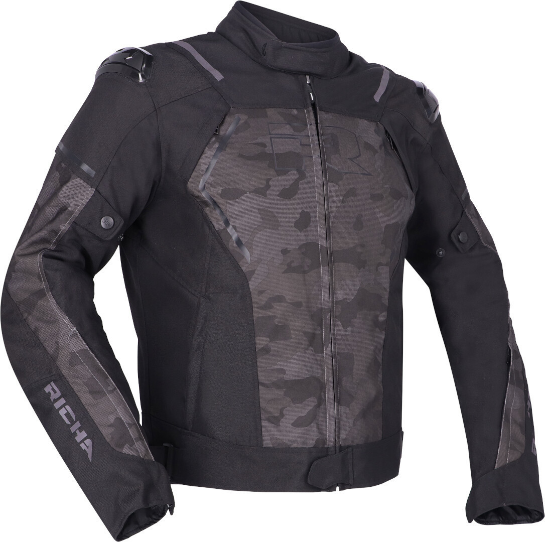 Richa Vendetta Camo waterdichte motorfiets textiel jas S Figuur 1