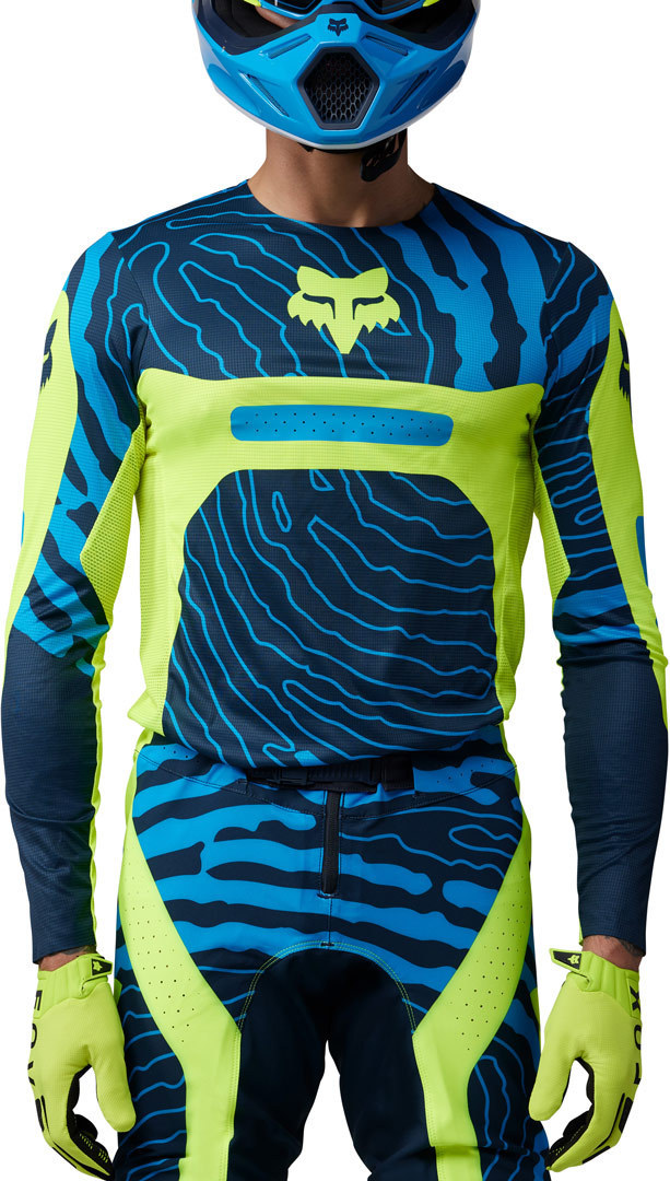 FOX Flexair Impression Motocross Jersey gelb L Abbildung 3