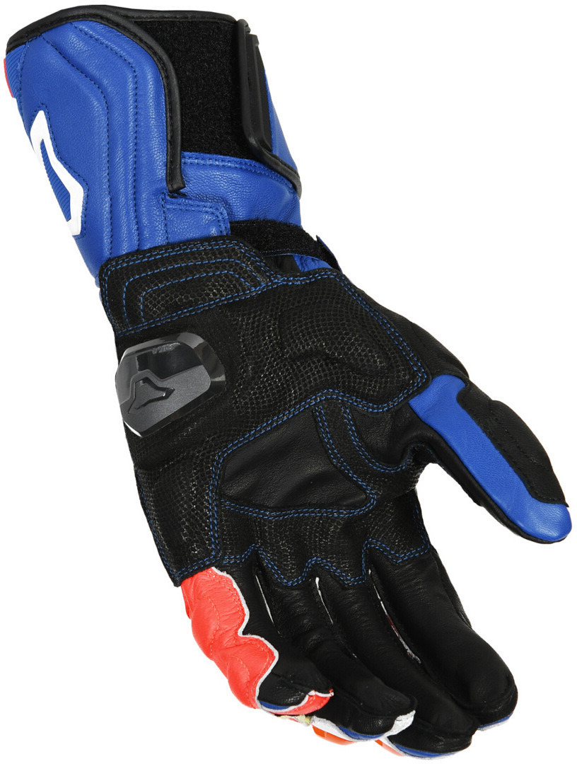 Macna Powertrack Motorcycle Gloves blue/white/red L Figure 2