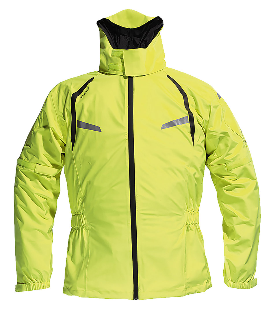 DANE Byge XPR-Tex Motorcycle Rain Jacket neon yellow 3XL Figure 1