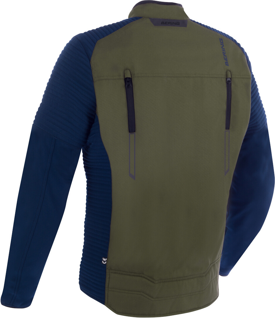 Bering Crosser waterproof Motorcycle Textile Jacket Khaki/Navy Blue M Figure 2