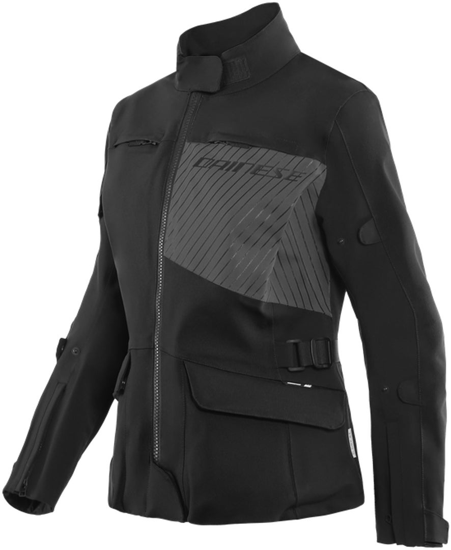 Dainese Tonale D-Dry XT Damer Motorcykel tekstiljakke sort/grå 42 Figur 1
