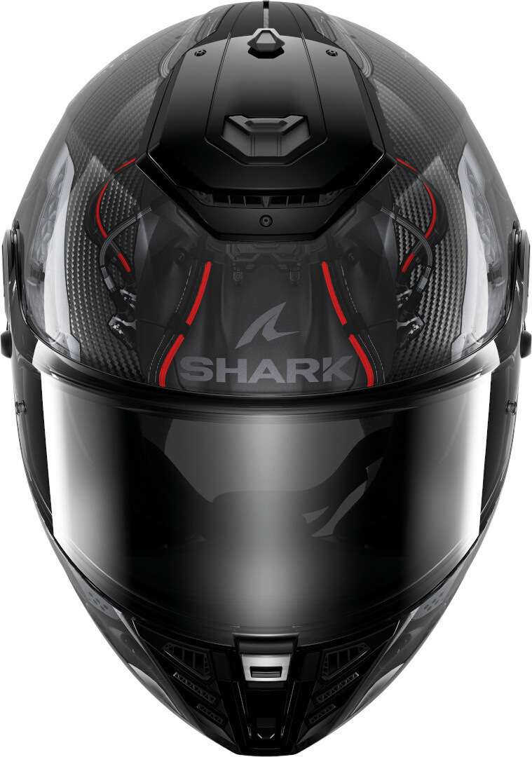 Shark Spartan RS Xbot Carbon Hjälm svart/grå/röd S (55/56) Figur 2