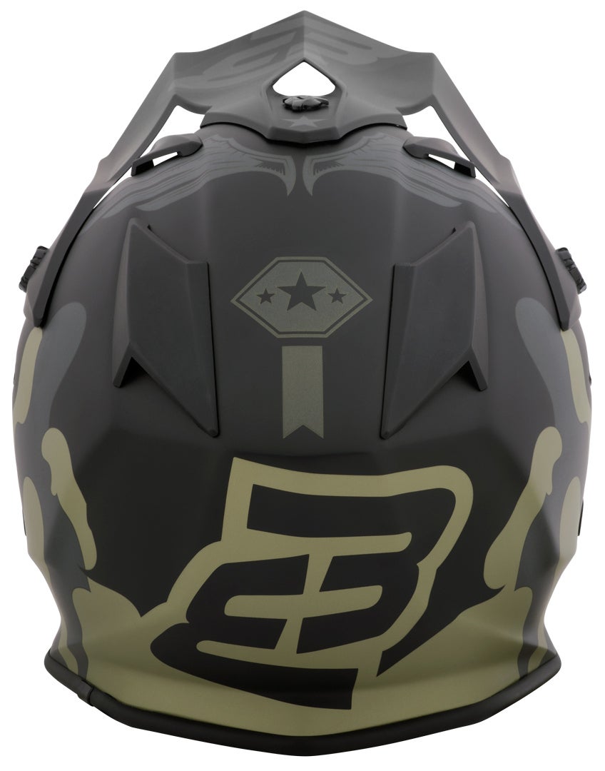 Bogotto V328 Camo Glasfiber Motocross Hjelm sort/grøn 2XL Figur 4