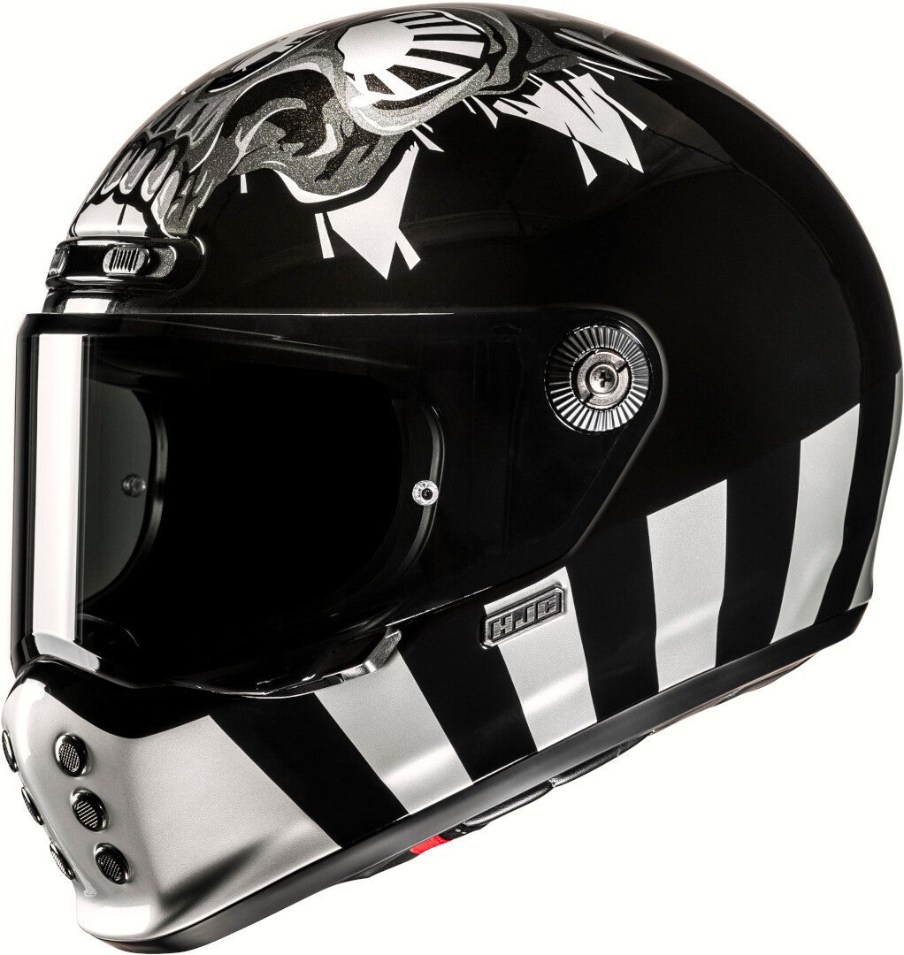 HJC V10 Crania Casco nero/argento XL (60/61) Figura 1