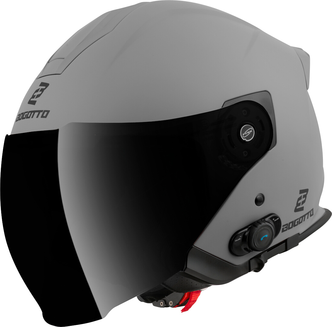 Bogotto H586 BT Solid Bluetooth Casque jet Gris clair mat S Figure 6