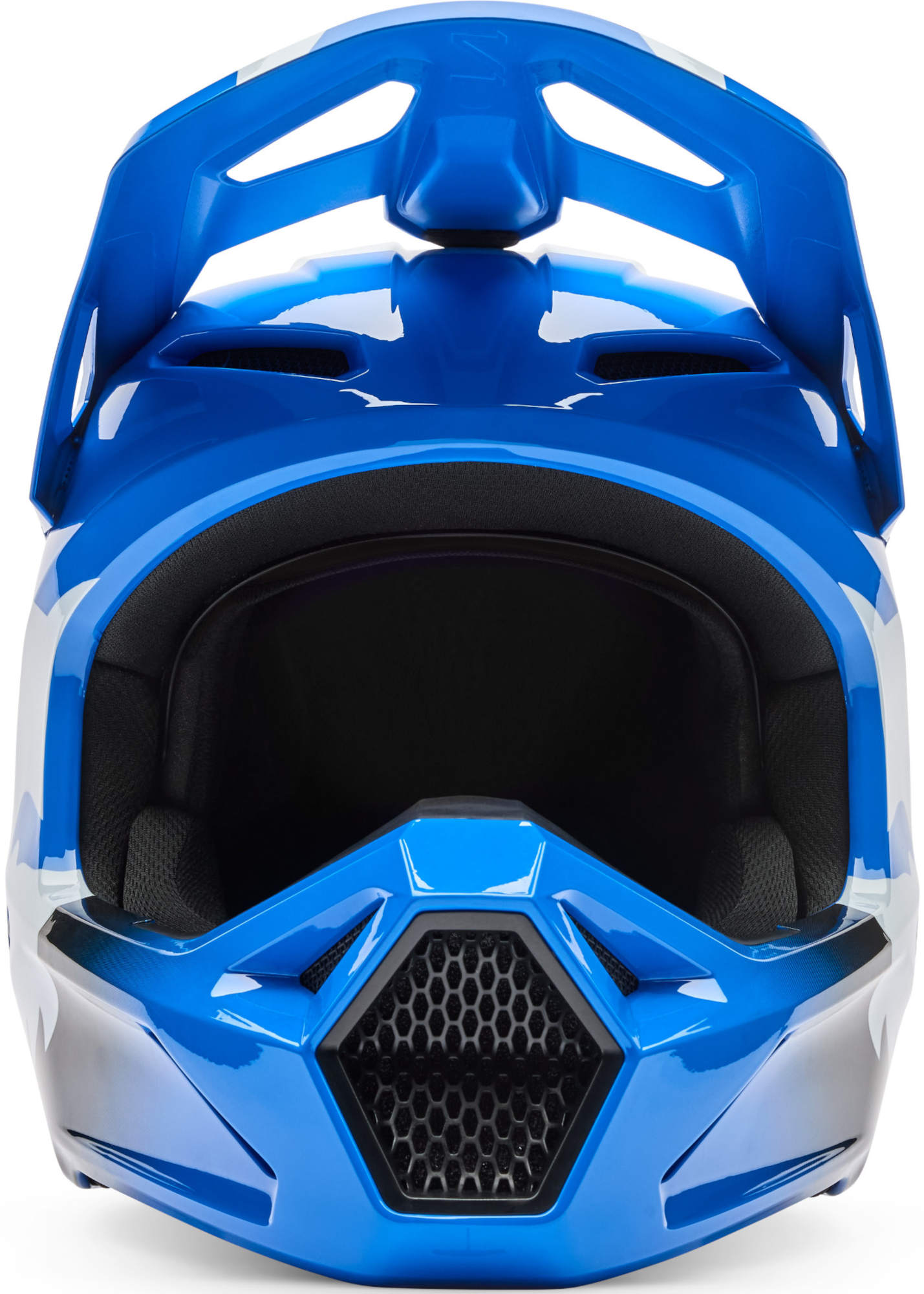 FOX V1 Shield Motocrosshjälm för ungdomar blått Y/S (49/51) Figur 3