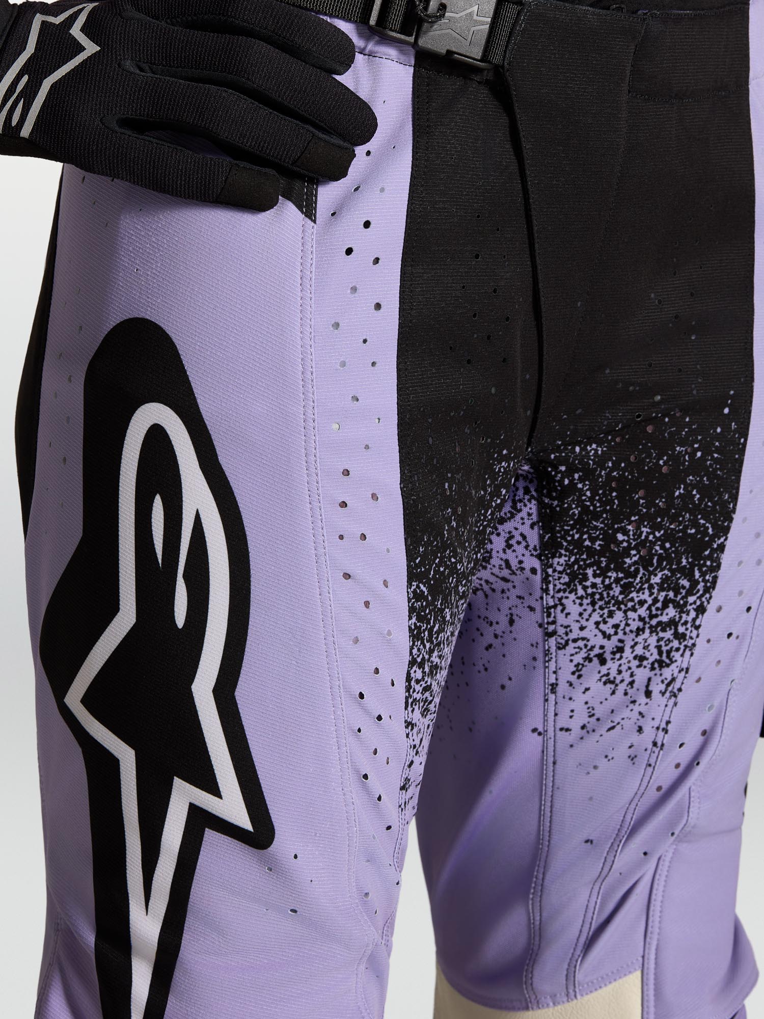 Alpinestars Stella Techstar Swan Dames Motocrossbroek Violet/zwart 34 Figuur 5