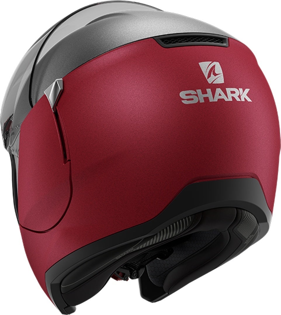 Shark Evojet Blank Dual Helm grau/rot XL (61/62) Abbildung 2