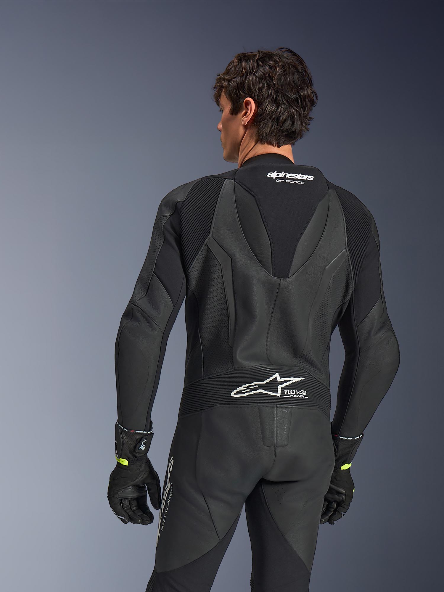 Alpinestars GP Force V2 1-Piece Motorcycle Leather Suit black 62 Figure 6