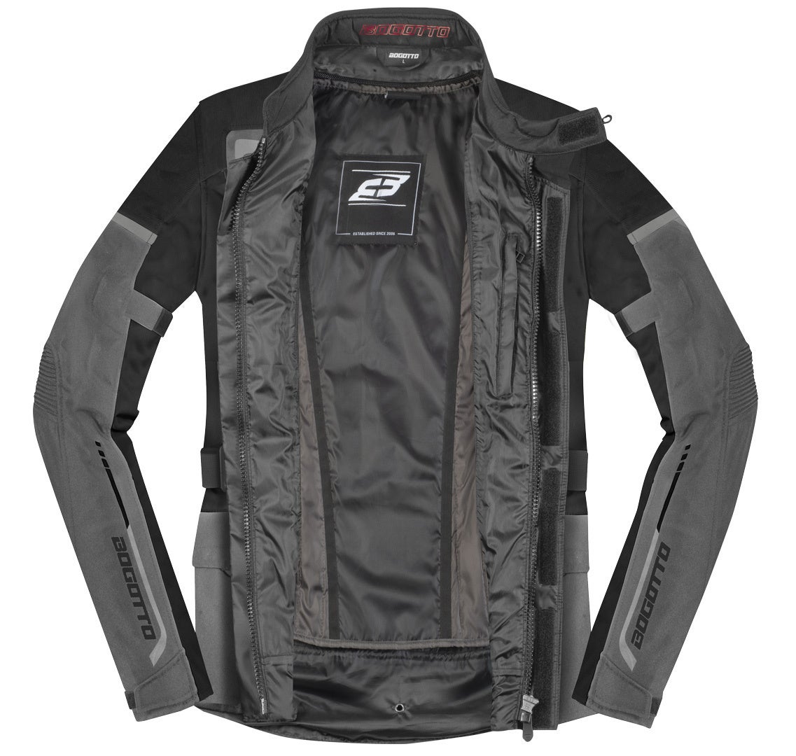 Bogotto Azury 2in1 waterproof Motorcycle Textile Jacket black/grey 5XL Figure 4