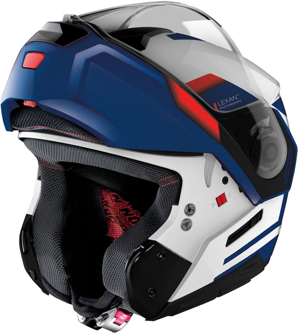Nolan N90-3 Reflector N-Com Helmet white/blue/red S (56) Figure 2