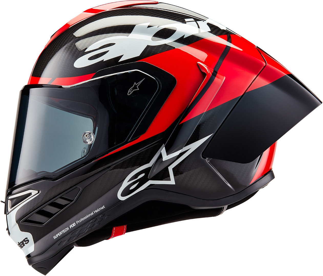 Alpinestars Supertech R10 Element Carbon Helm schwarz/rot/weiß M (57/58) Abbildung 5