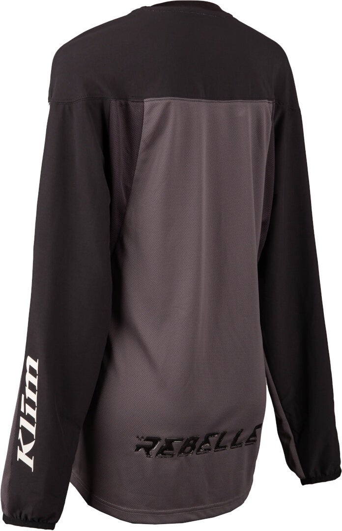 Klim Rebelle Dame Motocross trøje mørkegrå/sort XL Figur 2