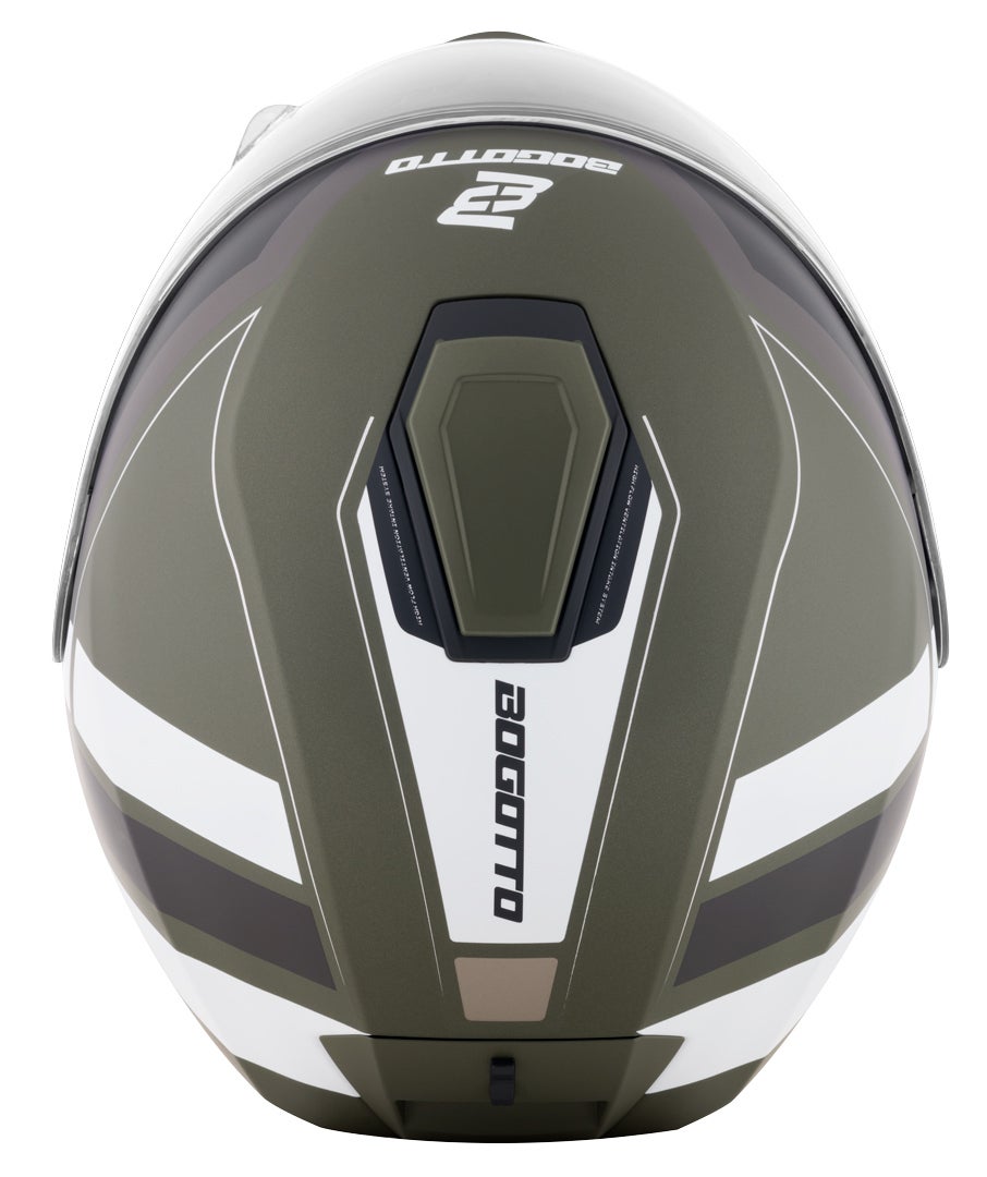 Bogotto FF403 Murata casque rabattable Noir/Vert/Blanc M (57/58) Figure 7