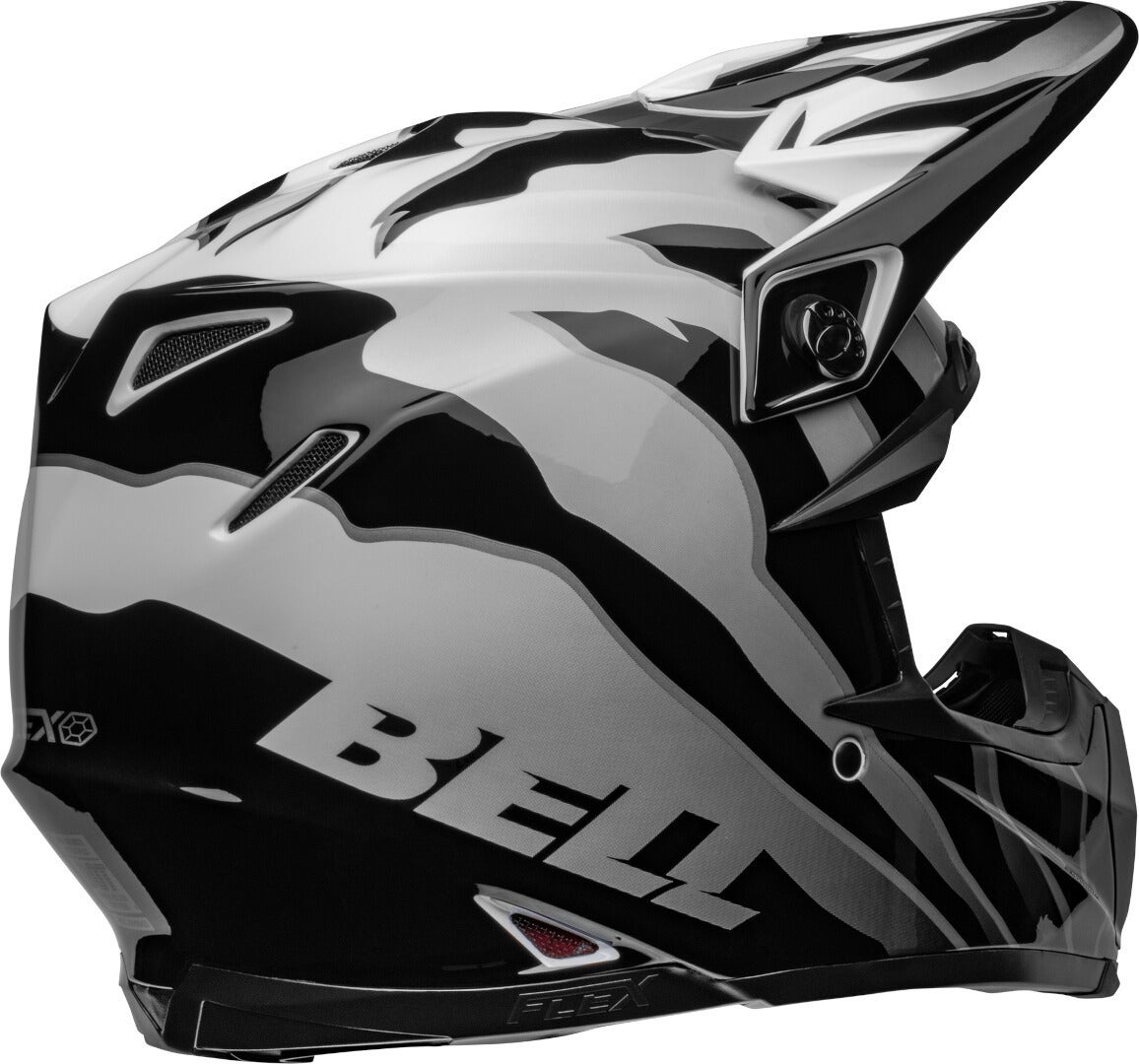 Bell Moto-9S Flex Claw Casco Motocross Bianco/nero M Figura 7
