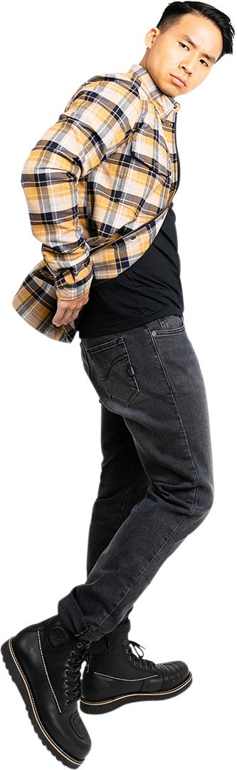 John Doe Dylan Mono Motorcykel Jeans Sort vask 32 L34 Figur 6