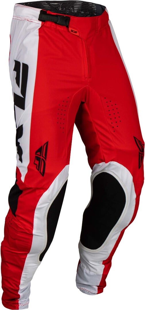 Fly_racing Men's Black/White/Red Fly Racing Lite 2024 Motocross Pants