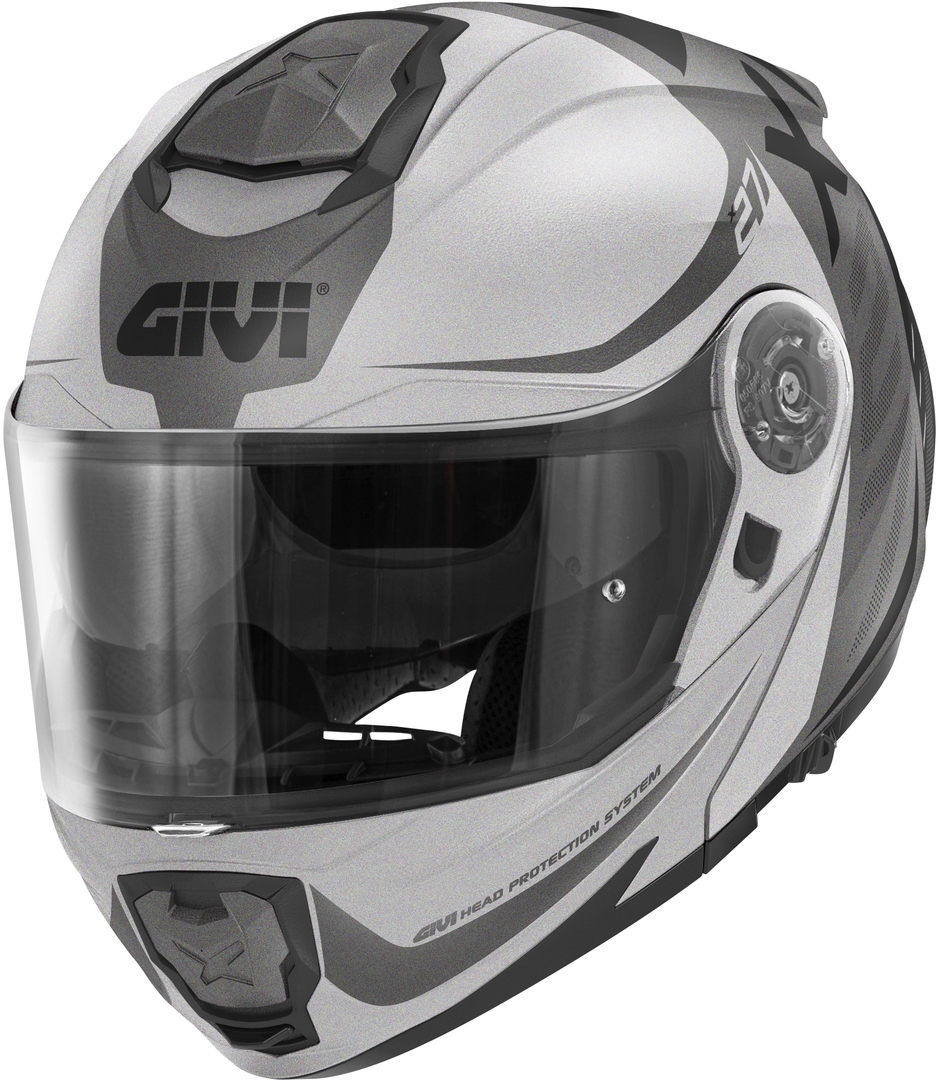 GIVI X.27 Dimension Flip-Up Helmet black matt/titanium/silver S Figure 1