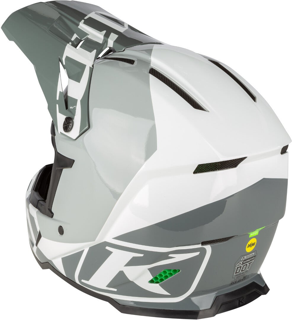 Klim F5 Koroyd Ascent Carbon Motorcross helm grijs/wit L (58/59) Figuur 2