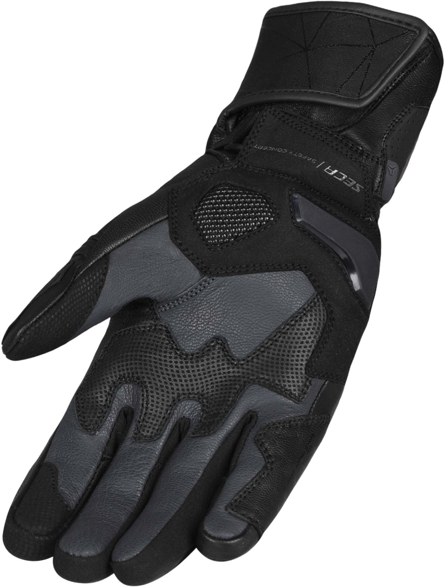 Seca Atom Motorcycle Gloves black L Figure 3