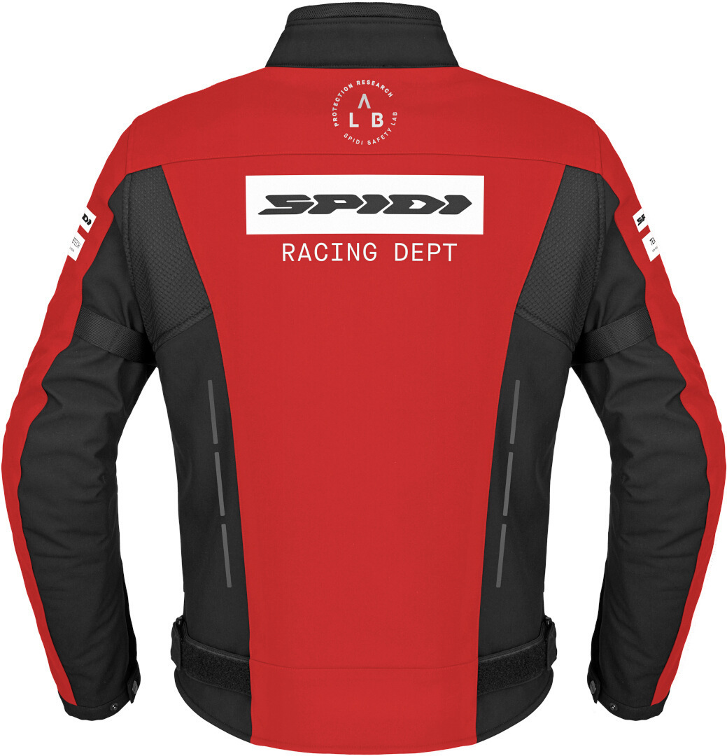 Spidi Corsa Tex 2025 Motorcykel Textil Jacka röd/svart 3XL Figur 2