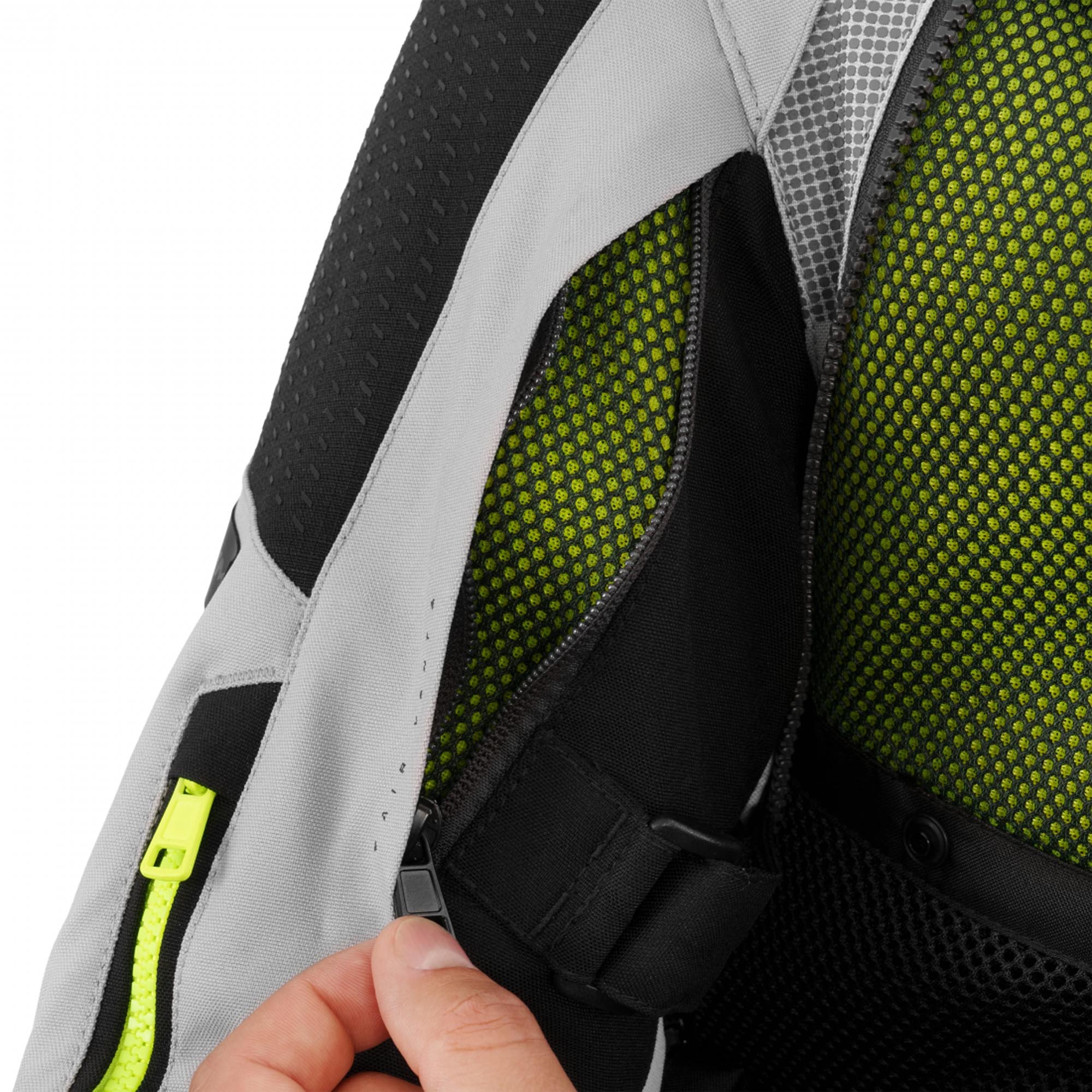 SHIMA Hero 3.0 Motorcycle Textile Jacket grey/yellow M Figure 17