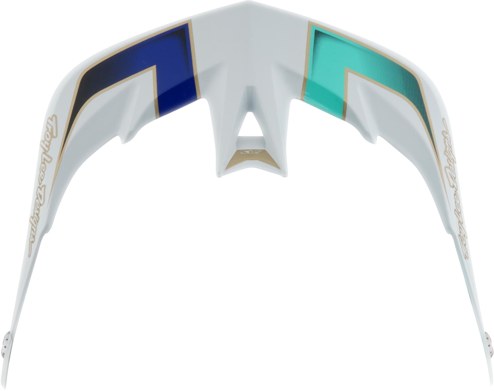 Troy Lee Designs A3 MIPS Electra 자전거 헬멧 흰색/파란색/녹색 XS-S (53/56) 그림 9