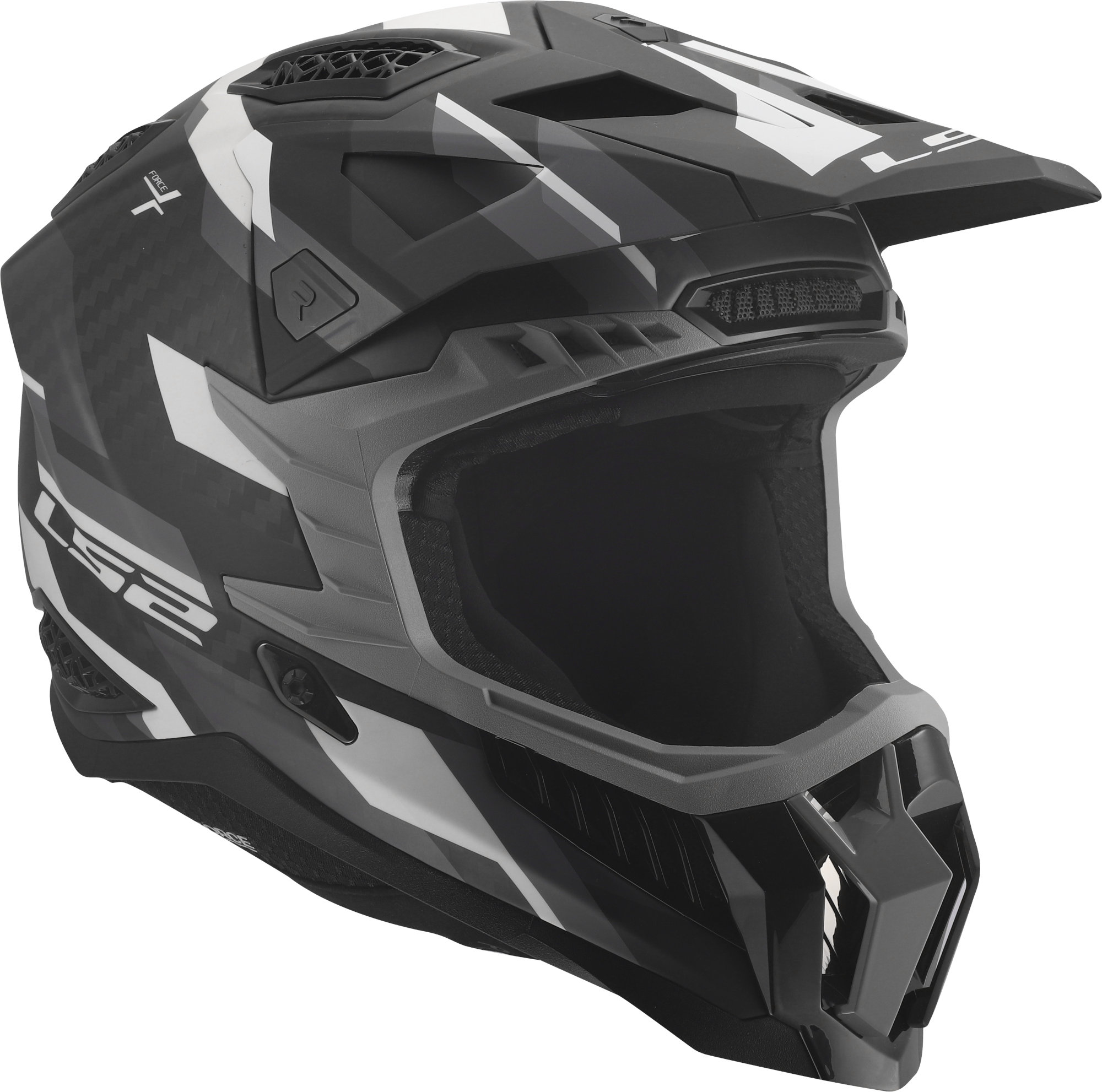 LS2 MX703 X-Force Phantom Casco da motocross nero/grigio S (55/56) Figura 4