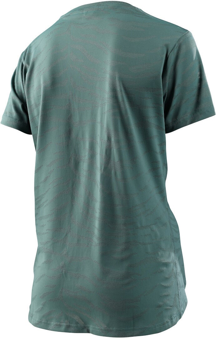 Troy Lee Designs Lilium Tiger Jacquard Ladies Maillot de vélo à manches courtes Vert M Figure 2
