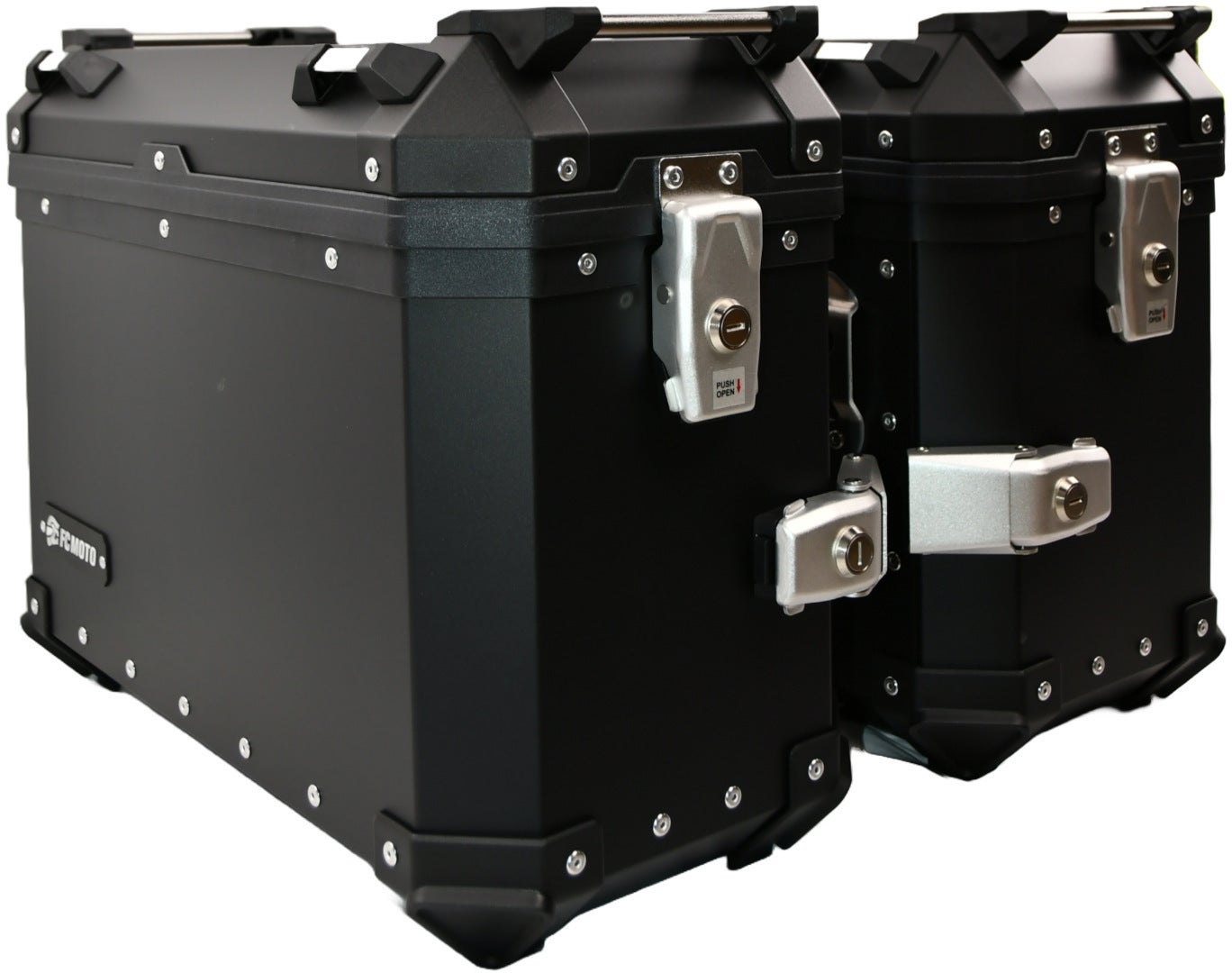FC-Moto Terreno EVO Black 28 L Alu Side Case Set + Lock Cylinder Set Main article Figure 1