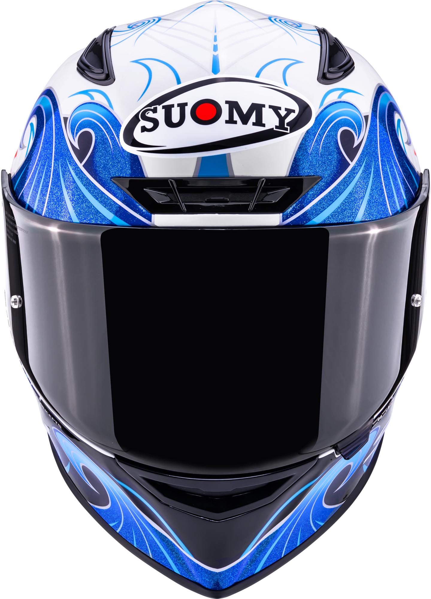 Suomy Track-1 Waves Helm weiß/blau S (55/56) Abbildung 8