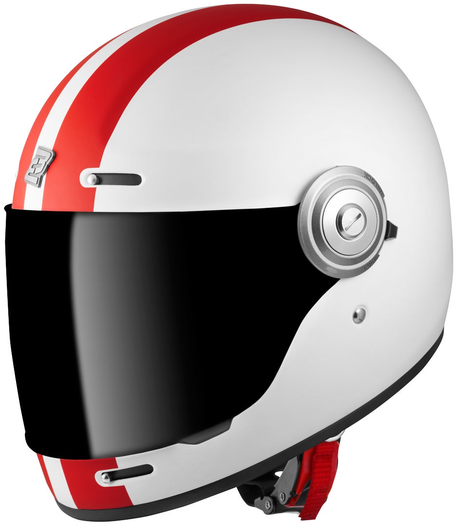 Bogotto V135 D-R2 Helmet white matt/red M Figure 1