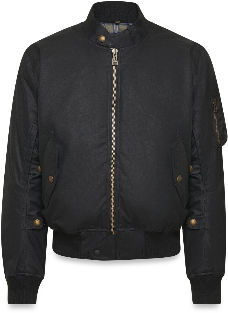 Belstaff Brecon Motorcycle Wax Jacket black M Figure 1