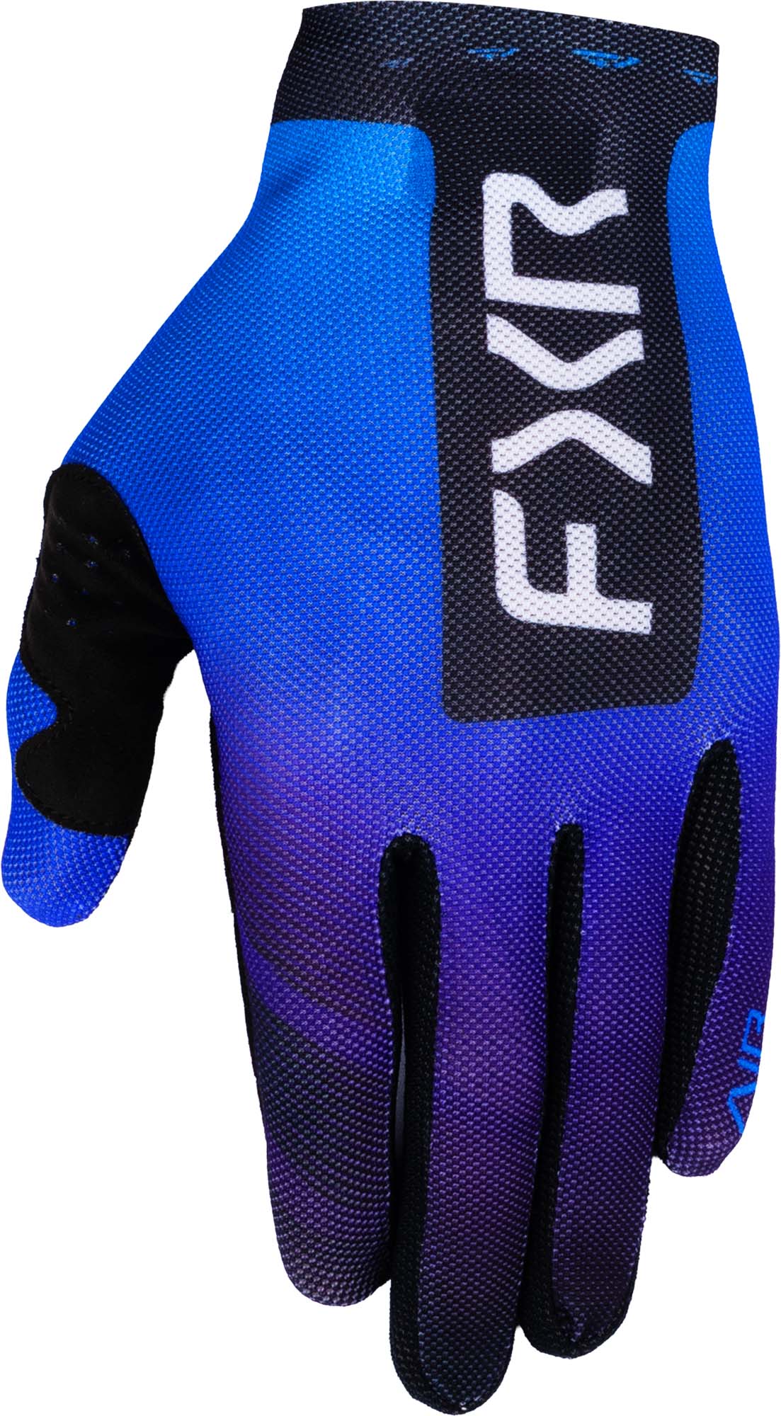 FXR Pro-Fit Air Logo perforerede Motocross Handsker sort/blå M Figur 1