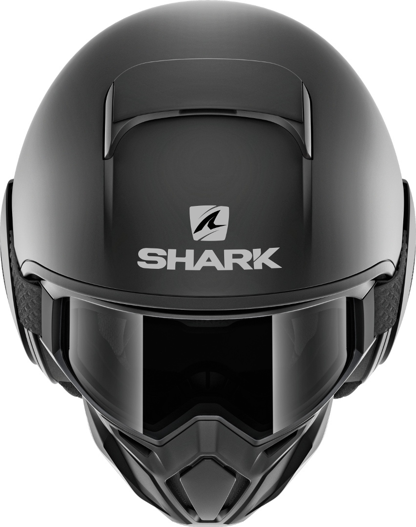 Shark Street-Drak Blank Mat Cască cu reacție negru M (57/58) Figura 3