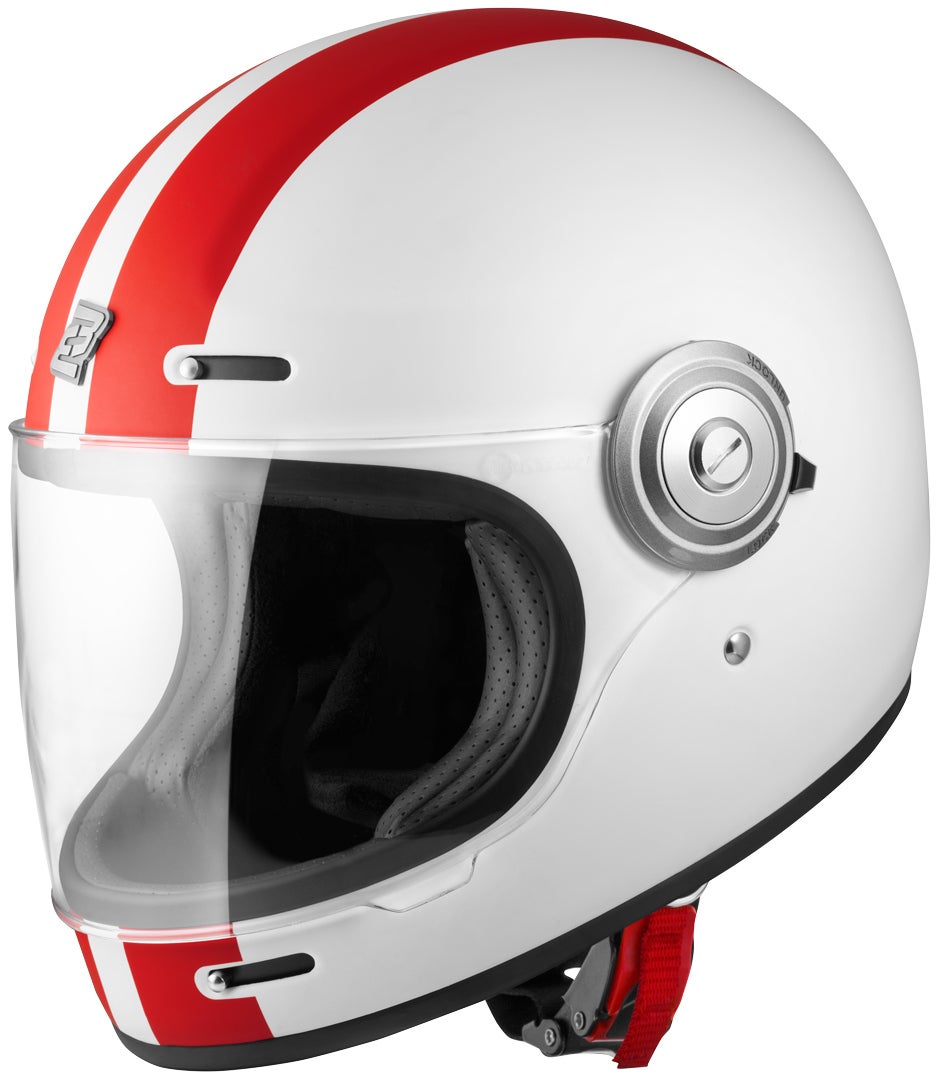 Bogotto V135 D-R2 Hjelm hvid mat/rød L Figur 2
