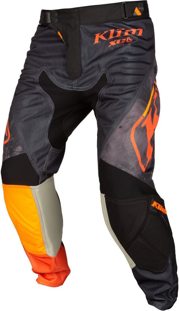 Klim XC Lite Corrosion Motocross Hose grau/orange 36/32 Abbildung 1
