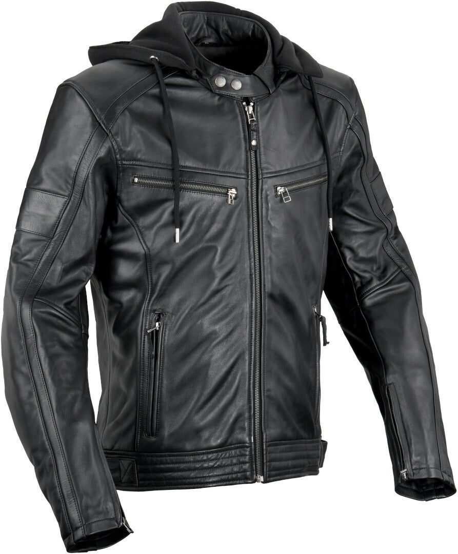 DIFI Detroit 2 Motorrad Lederjacke schwarz 52 Abbildung 1