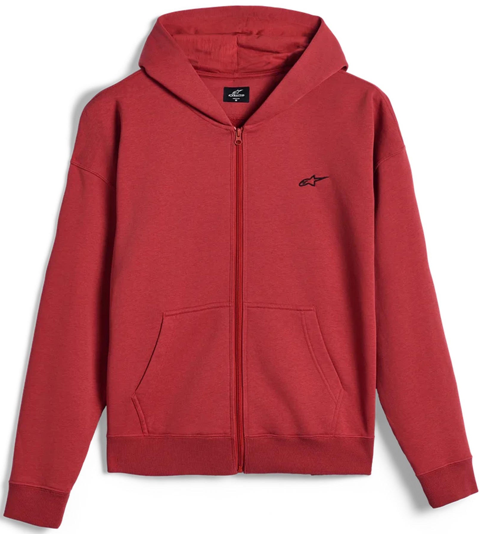 Alpinestars Essentials Ageless Zip 후디 짙은 붉은색 XL 그림 1