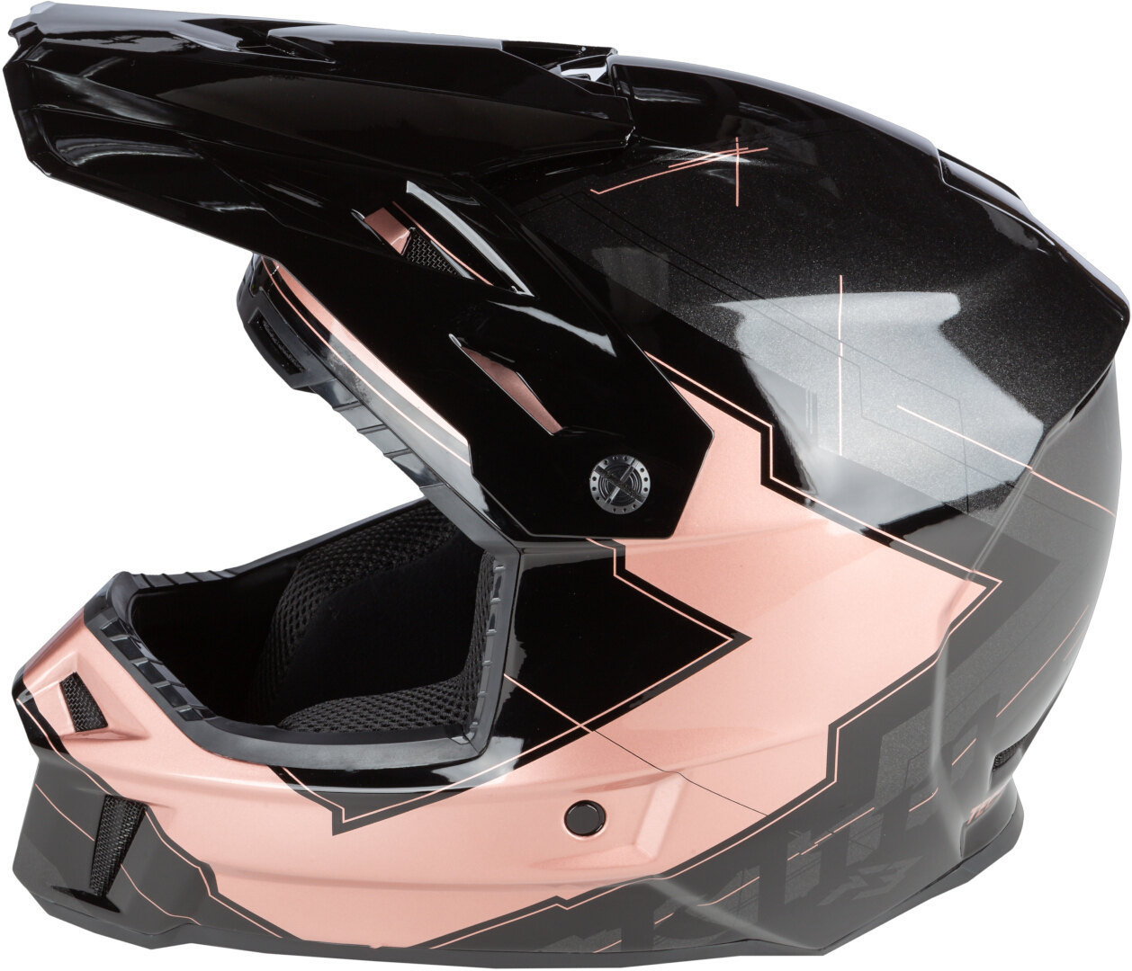 Klim F3 Verge Cască de motocross Negru/roz L (58/59) Figura 4