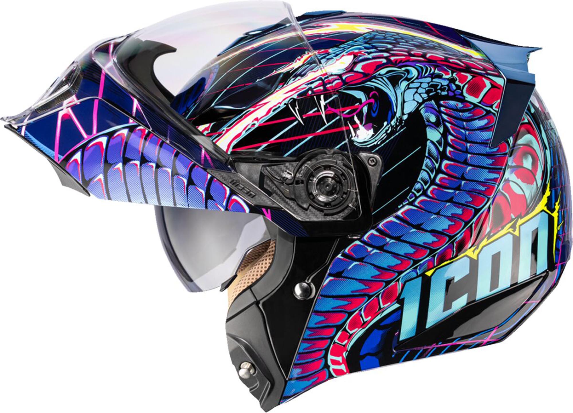 Icon Threshold Lazer Cobra Capacete M Figura 4