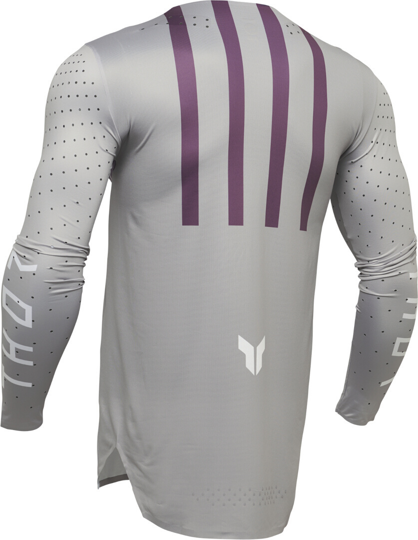 Thor Flite Tricou de motocross gri/mov L Figura 2