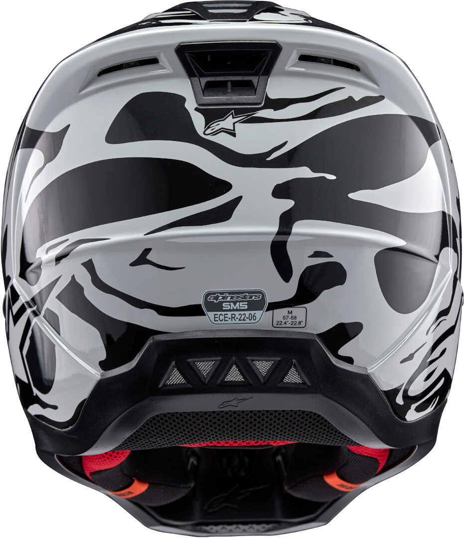Alpinestars S-M5 Mineral 2024 Cască de motocross Gri deschis XS (53/54) Figura 3