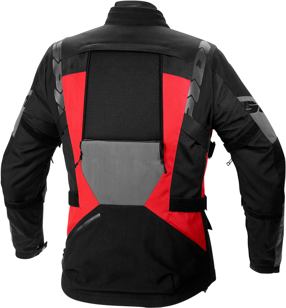 Spidi 4 Season Evo H2Out Motorcycle Textile Jacket black/red 3XL Figure 2