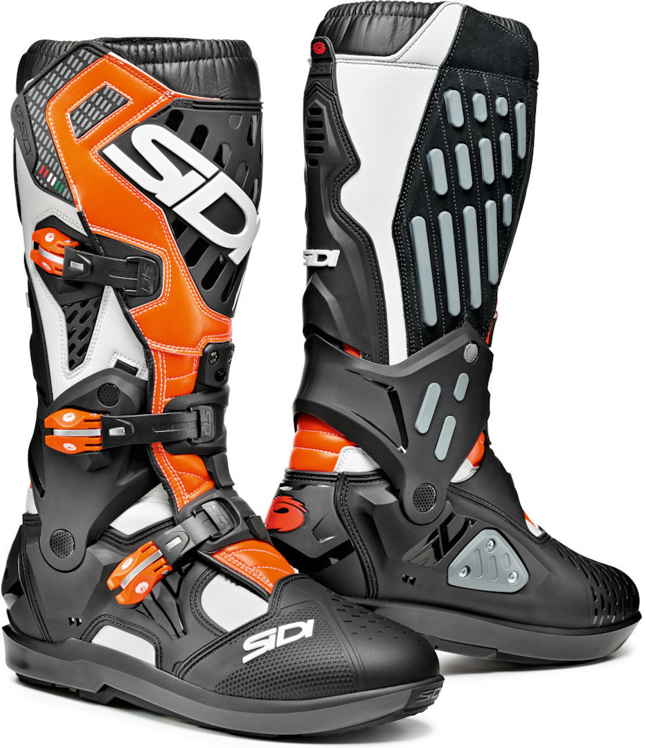 Sidi Atojo SRS Motocross Boots black/white/orange 47 Figure 1
