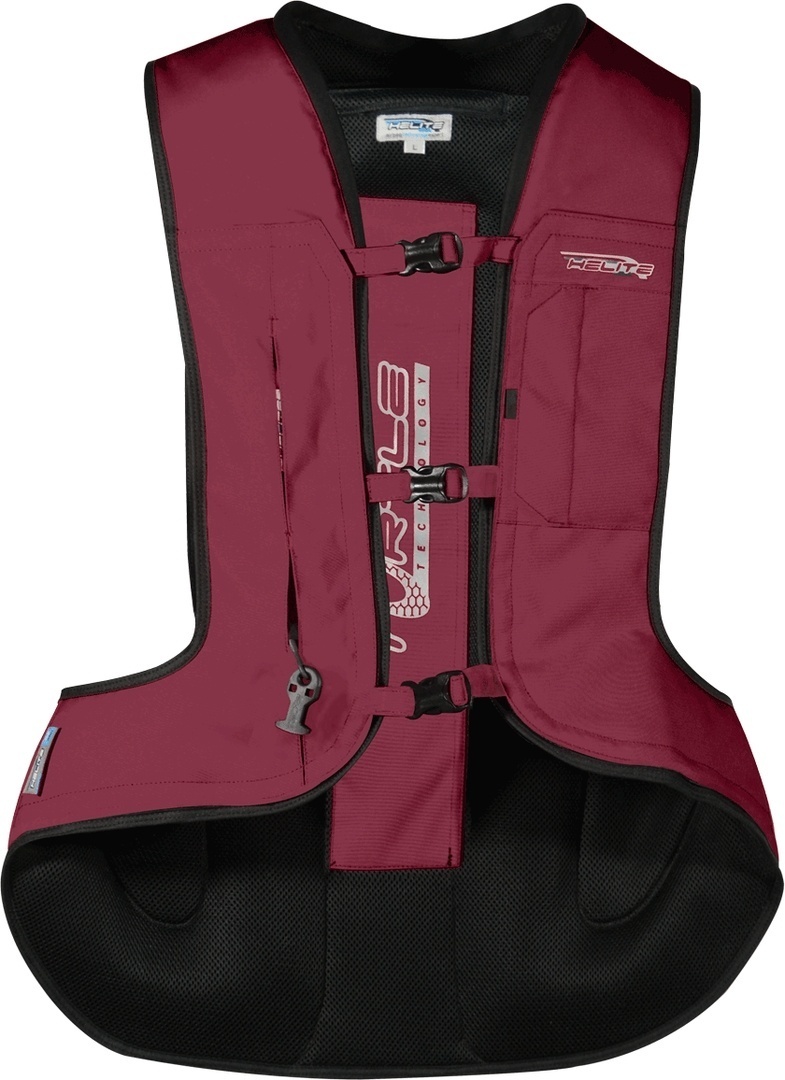 Helite Turtle 2.0 Airbag Weste burgunderrot M Abbildung 1