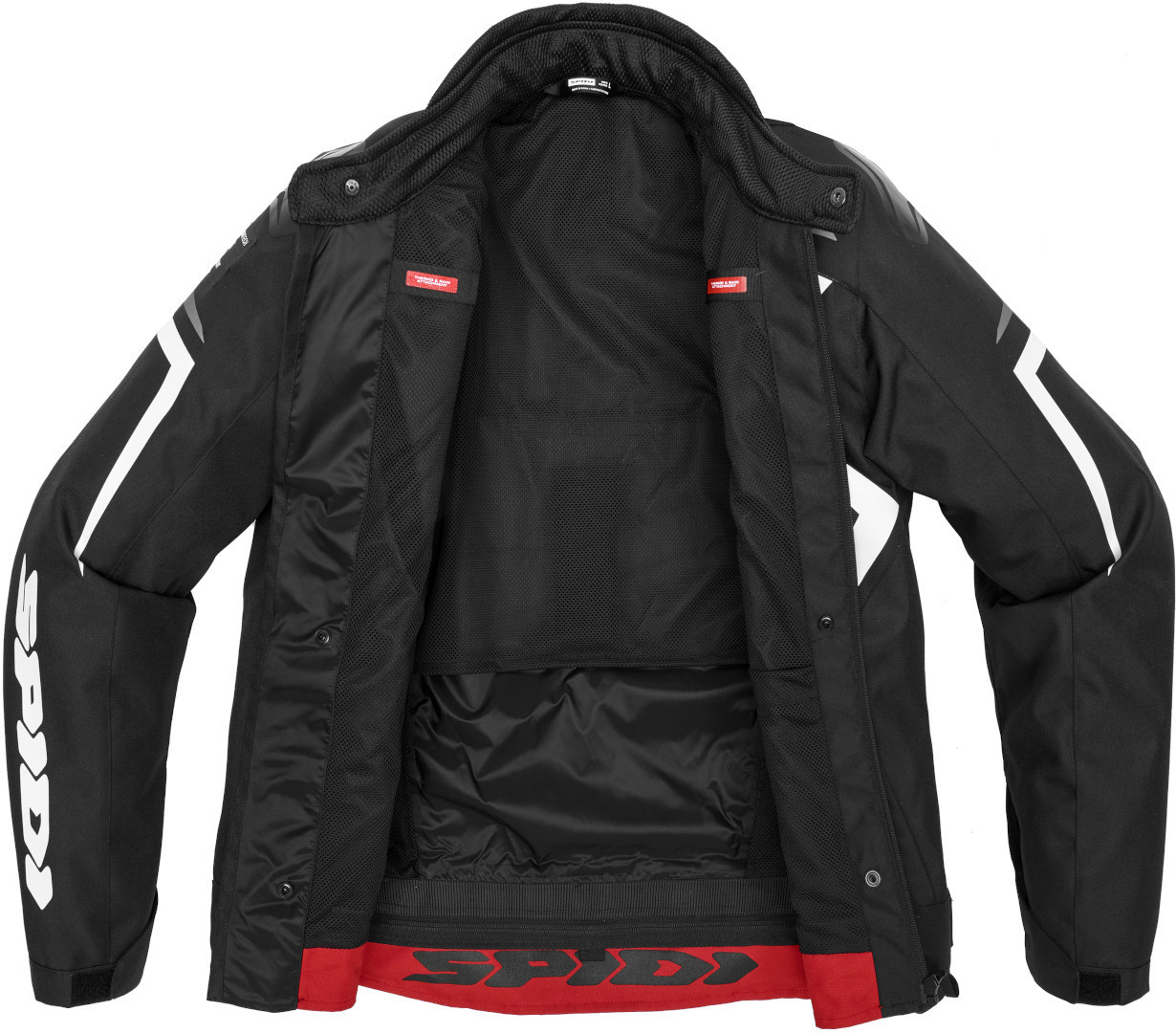 Spidi Sportmaster H2Out Motorcycle Textile Jacket black/white XL Figure 5